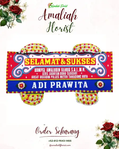 Papan Bunga Ucapan Selamat Sumurugul
